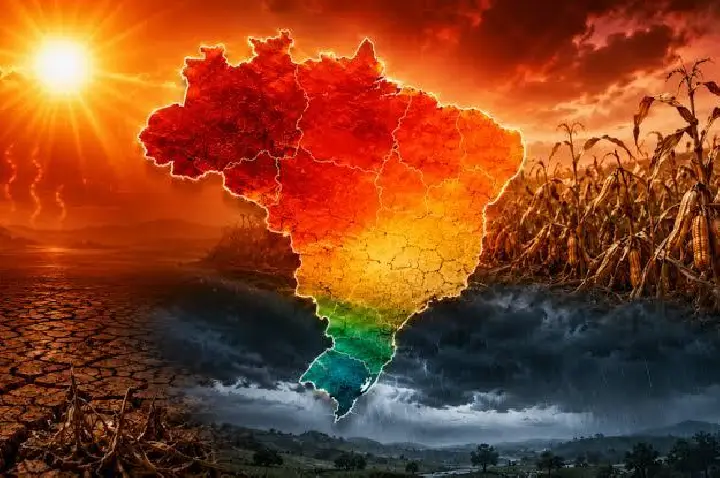 Estudo prevê até 13,3 mil mortes no Brasil com calor do Super El Niño