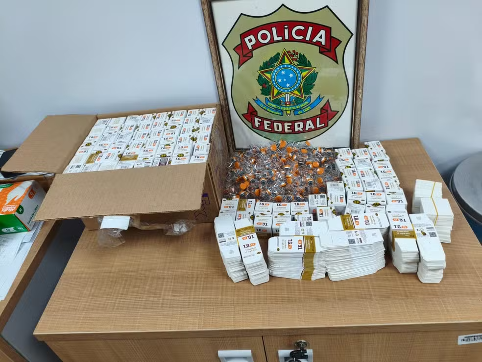 PF APREENDE MAIS DE MIL AMPOLAS DE TIRZEPATIDA NO AEROPORTO DE SÃO LUÍS